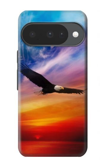 S3841 Bald Eagle Flying Colorful Sky Case For Google Pixel 10, 10 Pro