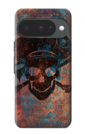 S3895 Pirate Skull Metal Case For Google Pixel 10, 10 Pro