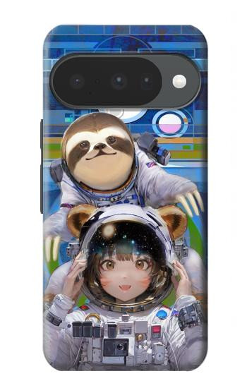 S3915 Raccoon Girl Baby Sloth Astronaut Suit Case For Google Pixel 10, 10 Pro