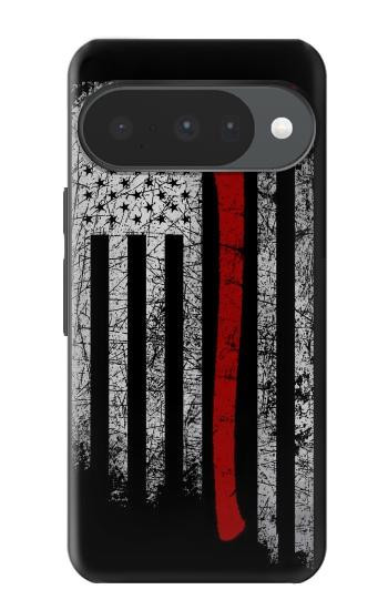 S3958 Firefighter Axe Flag Case For Google Pixel 10, 10 Pro