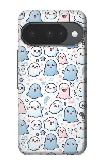 S4013 Seamless Cute Ghost Pattern Case For Google Pixel 10, 10 Pro