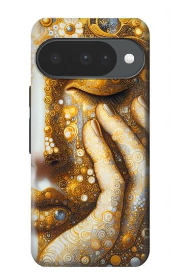 S4026 Women Crying Golden Tear Case For Google Pixel 10, 10 Pro