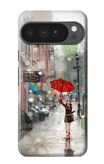S0108 Girl in The Rain Case For Google Pixel 10 Pro XL