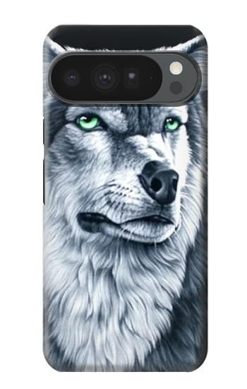 S0123 Grim White Wolf Case For Google Pixel 10 Pro XL