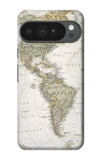 S0604 World Map Case For Google Pixel 10 Pro XL