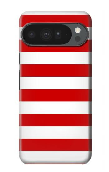 S2364 Red and White Striped Case For Google Pixel 10 Pro XL