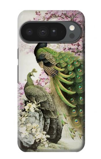 S2773 Peacock Chinese Brush Painting Case For Google Pixel 10 Pro XL