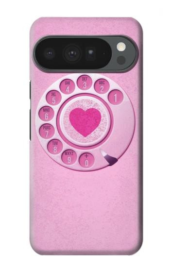 S2847 Pink Retro Rotary Phone Case For Google Pixel 10 Pro XL