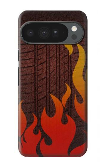 S2988 Rally Car Tire Fire Case For Google Pixel 10 Pro XL