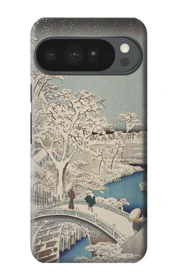 S3350 Utagawa Hiroshige Drum Bridge Yuhi Hill in Meguro Case For Google Pixel 10 Pro XL