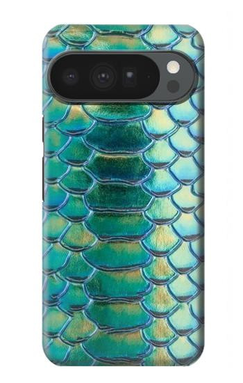 S3414 Green Snake Scale Graphic Print Case For Google Pixel 10 Pro XL