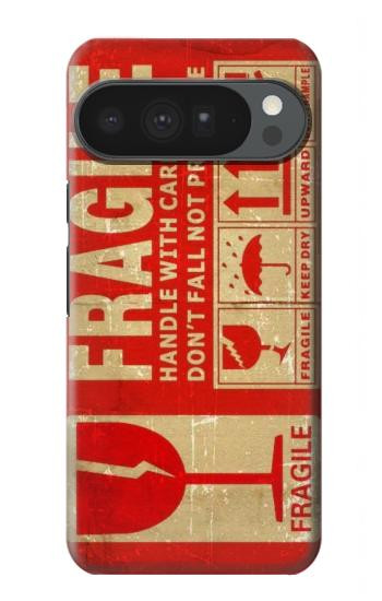 S3552 Vintage Fragile Label Art Case For Google Pixel 10 Pro XL