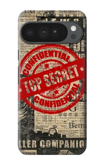S3937 Text Top Secret Art Vintage Case For Google Pixel 10 Pro XL