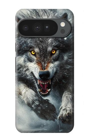 S3965 Angry Wolf Running Case For Google Pixel 10 Pro XL