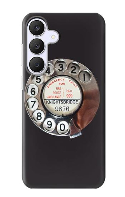 S0059 Retro Rotary Phone Dial On Case For Samsung Galaxy S25 FE S0059 Retro Rotary Phone Dial On Case For Samsung Galaxy S25 FE
