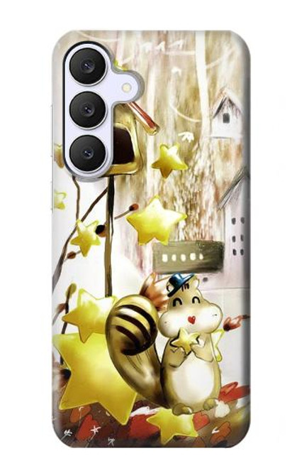 S0109 Cute Squirrel Cartoon Case For Samsung Galaxy S25 FE S0109 Cute Squirrel Cartoon Case For Samsung Galaxy S25 FE