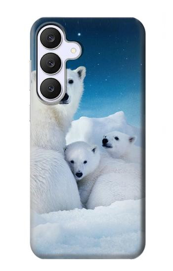 S0285 Polar Bear Family Arctic Case For Samsung Galaxy S25 FE, S26 FE