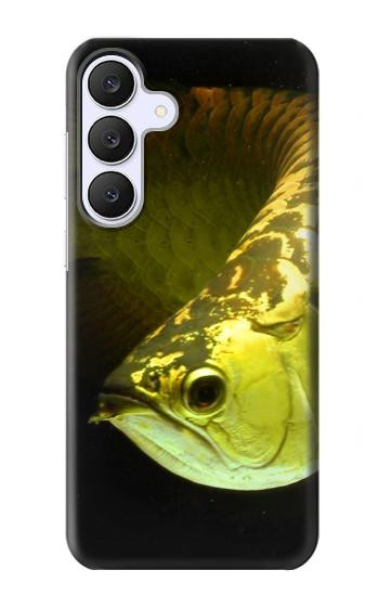 S1021 Gold Arowana Fish Case For Samsung Galaxy S25 FE, S26 FE