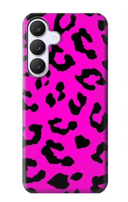 S1850 Pink Leopard Pattern Case For Samsung Galaxy S25 FE S1850 Pink Leopard Pattern Case For Samsung Galaxy S25 FE