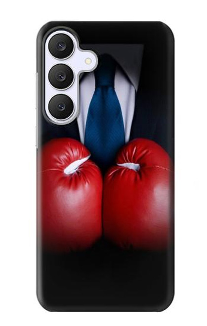S2261 Businessman Black Suit With Boxing Gloves Case For Samsung Galaxy S25 FE S2261 Businessman Black Suit With Boxing Gloves Case For Samsung Galaxy S25 FE