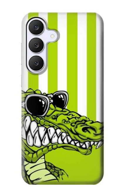 S2323 Funny Green Alligator Crocodile Case For Samsung Galaxy S25 FE