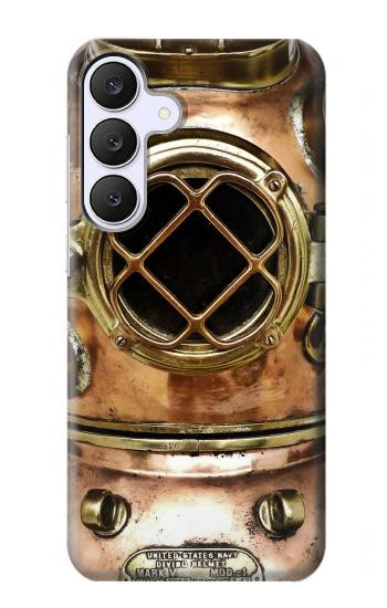 S2412 Vintage Deep Sea Diving Helmet Case For Samsung Galaxy S25 FE