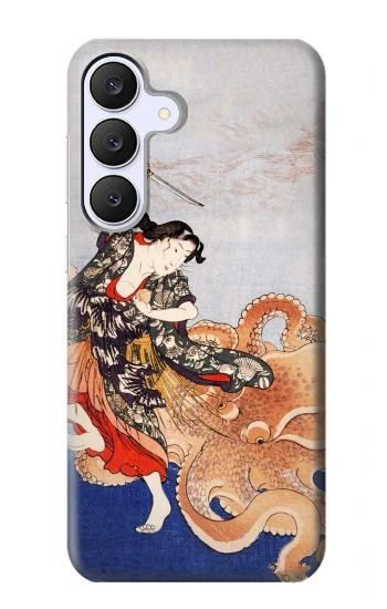 S2496 Japan Art Utagawa Kuniyoshi Tamatori Case For Samsung Galaxy S25 FE, S26 FE