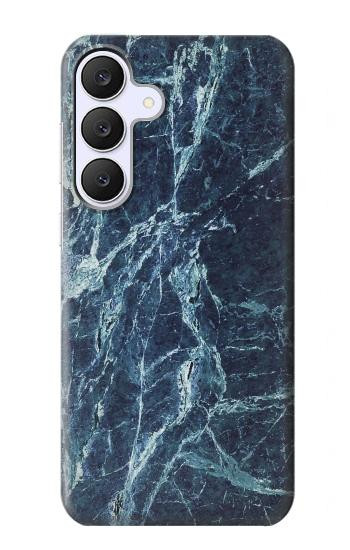 S2799 Light Blue Marble Stone Graphic Printed Case For Samsung Galaxy S25 FE