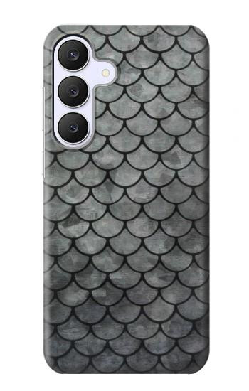 S2950 Silver Fish Scale Case For Samsung Galaxy S25 FE, S26 FE