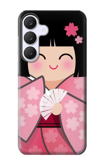 S3042 Japan Girl Hina Doll Kimono Sakura Case For Samsung Galaxy S25 FE, S26 FE