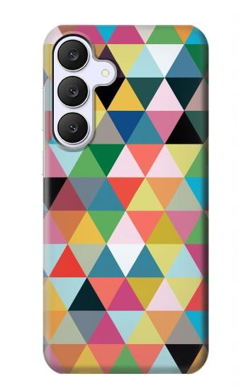 S3049 Triangles Vibrant Colors Case For Samsung Galaxy S25 FE