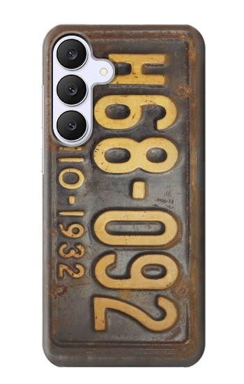 S3228 Vintage Car License Plate Case For Samsung Galaxy S25 FE