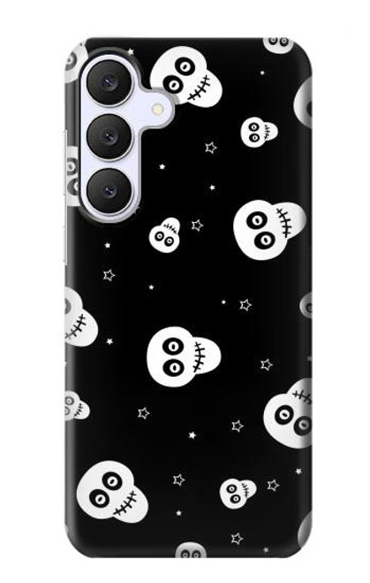 S3261 Smile Skull Halloween Pattern Case For Samsung Galaxy S25 FE