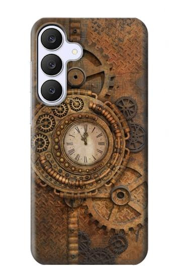 S3401 Clock Gear Steampunk Case For Samsung Galaxy S25 FE, S26 FE