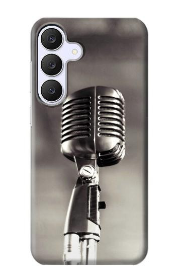 S3495 Vintage Microphone Case For Samsung Galaxy S25 FE, S26 FE