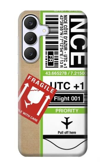 S3543 Luggage Tag Art Case For Samsung Galaxy S25 FE