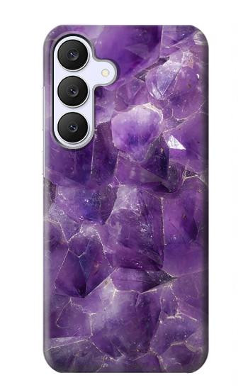 S3713 Purple Quartz Amethyst Graphic Printed Case For Samsung Galaxy S25 FE