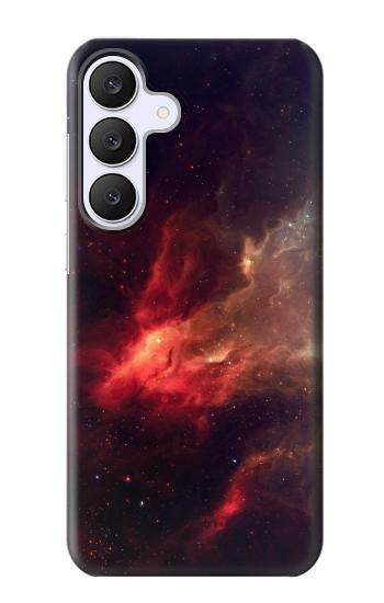 S3897 Red Nebula Space Case For Samsung Galaxy S25 FE