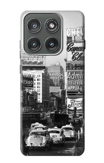 S0182 Old New York Vintage Case For Motorola Edge (2025)