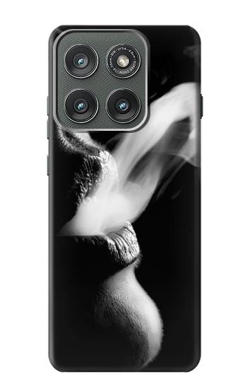 S0917 Sexy Lip Girl Smoking Case For Motorola Edge (2025)