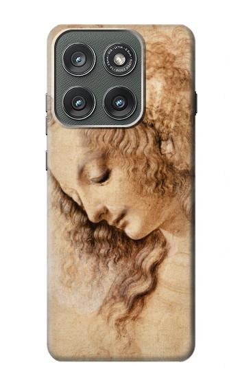 S1045 Leonardo da Vinci Woman's Head Case For Motorola Edge (2025)