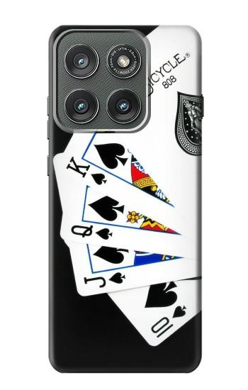 S1078 Poker Royal Straight Flush Case For Motorola Edge (2025)
