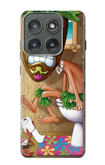 S1702 Tiki Man Toilet Case For Motorola Edge (2025)