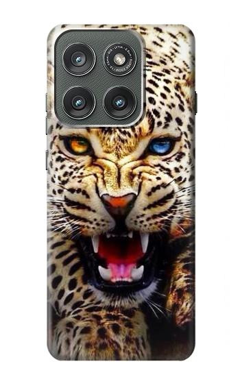 S1932 Blue Eyed Leopard Case For Motorola Edge (2025)
