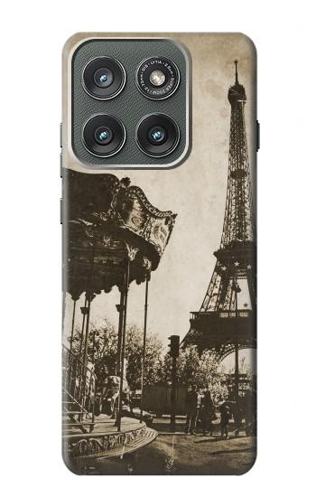 S2174 Eiffel Tower Vintage Paris Case For Motorola Edge (2025)