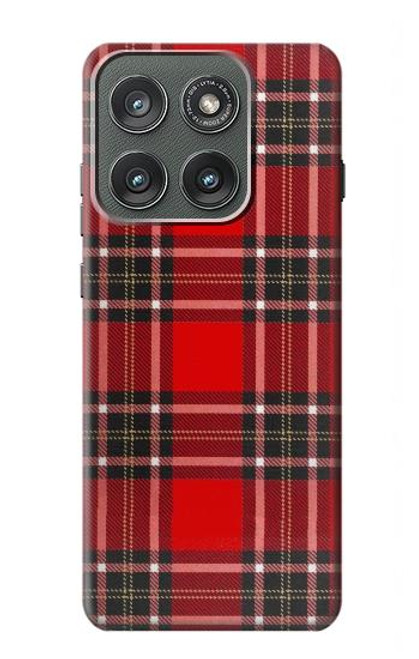 S2374 Tartan Red Pattern Case For Motorola Edge (2025)