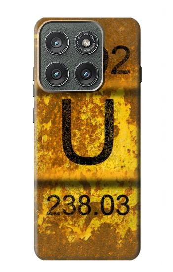S2447 Nuclear Old Rusty Uranium Waste Barrel Case For Motorola Edge (2025)