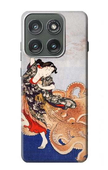 S2496 Japan Art Utagawa Kuniyoshi Tamatori Case For Motorola Edge (2025)