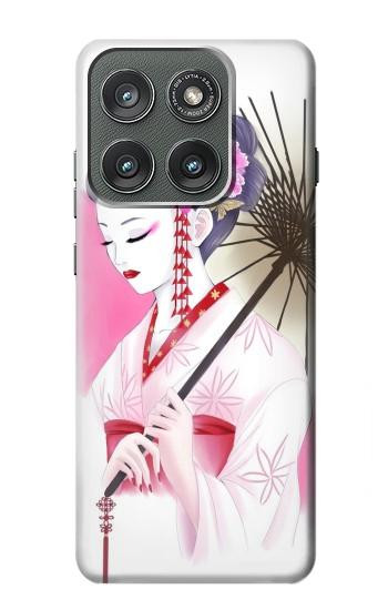 S2579 Japanese Traditional Geisha Kimono Case For Motorola Edge (2025)