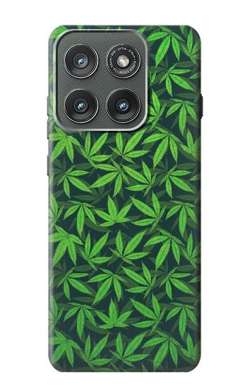 S2666 Marijuana Pattern Case For Motorola Edge (2025)